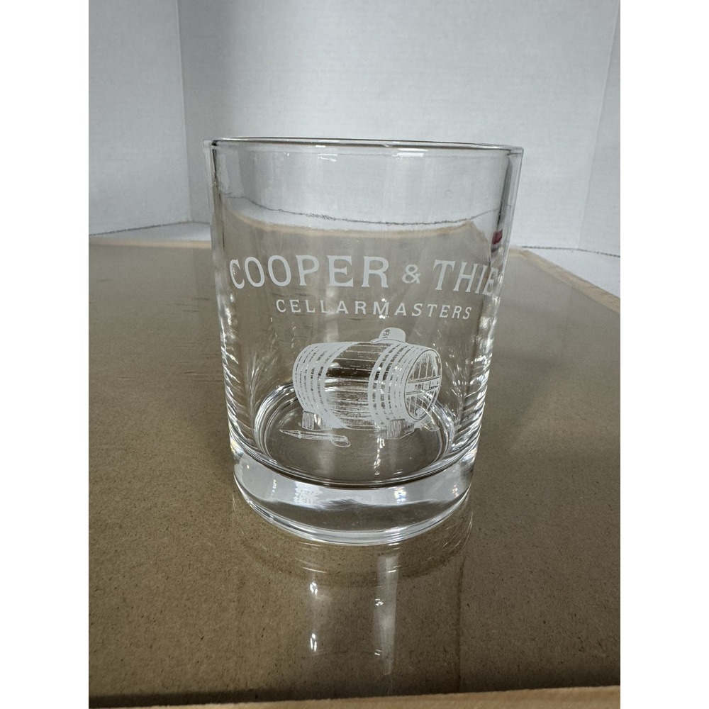 4 Cooper And Thief‎ Cellarmaster Bourbon Whiskey Glasses Rocks  3.75" RR